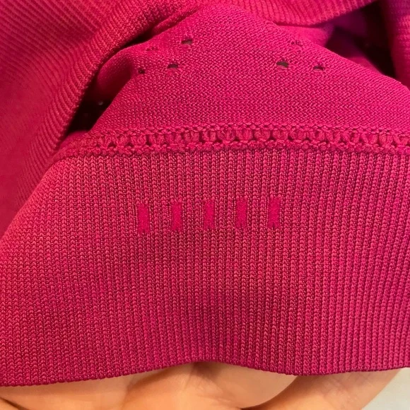 Lululemon Fletching Lines Ripened Raspberry Swiftly Breathe Long Sleeve Tee - Picture 9 of 9